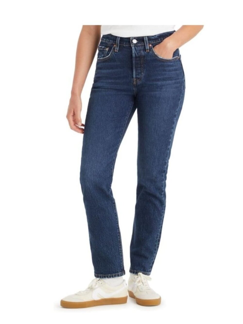 LEVI'S Original 501 Button Fly Women's Jeans - NEW